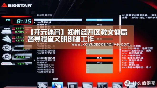 【开元体育】郑州经开区教文体局督导检查文明创建工作(图1) 开元登录